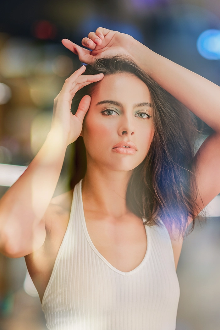 Creative Edit Add on Snow Rain Sun flare Champagne bokeh After 03