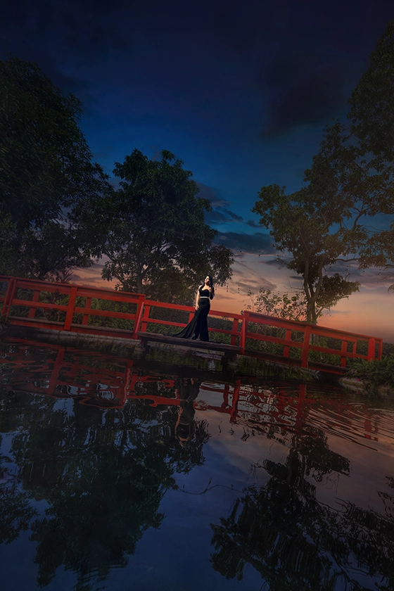 Creative Edit Sky Replacement Different Sky in same Picture night sky