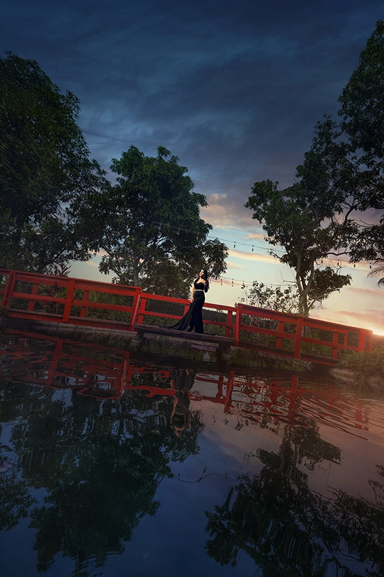 Creative Edit Sky Replacement Different Sky in same Picture sunset